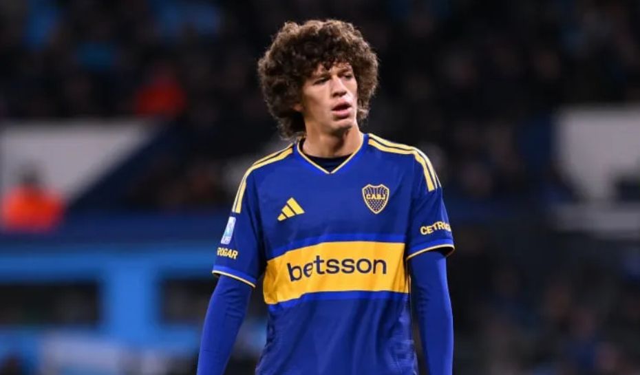 Jagger Herrera en la primera de Boca (Foto: TyC Sports)