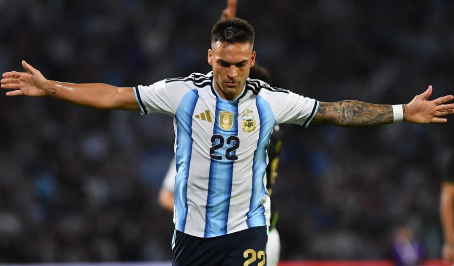 Lautaro Martínez convirtió frente a Bolivia (Foto: Getty)