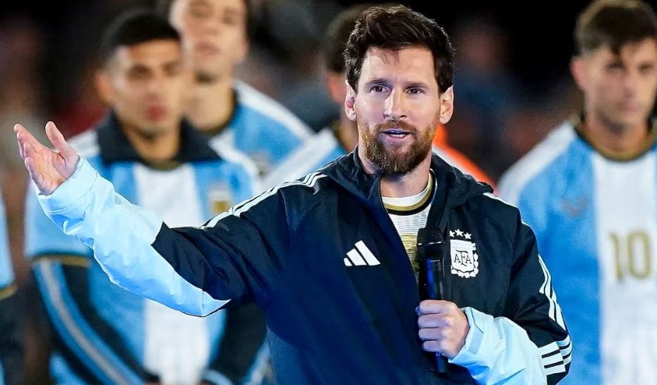 Messi en su despedida con la Selección Argentina (Foto: Aníbal Greco - LA NACION)