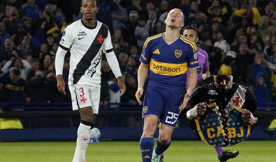 Thiago Mendes publicó una imagen rompiendo el escudo de Boca (Foto: Getty)