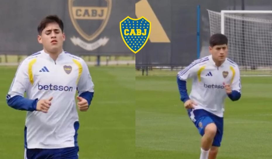 Tomás Aranda volvió a entrenarse en campo y sueña con regresar antes de lo previsto